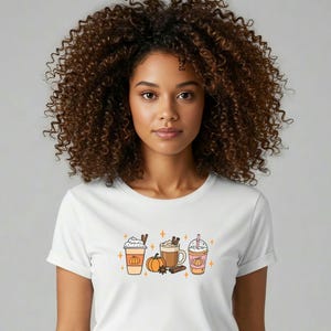 Pumpkin Spice Shirt, Pumpkin Spice Latte Tee, Coffee Lover Shirt, Fall Coffee Shirt, Cozy Fall Shirt, Funny Coffee Shirt, Coffee Vibes Shirt