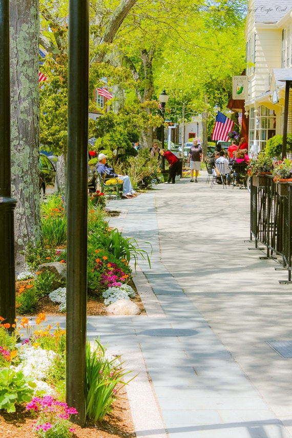 Cape Cod Photography Falmouth Main Street Pick Your Size Etsy