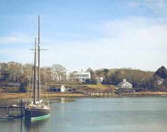 CAPE COD Photography WYCHMERE Harbor Harwichport Massachusetts Atlantic Ocean New England Cottage Decor Travel Nature Landscape Coastal