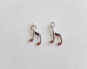 Sterling silver   Musical charm,(15x10mm)