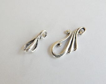 1 SET Sterling silver toggle with desin