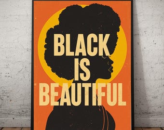 Black Culture Wall Art | Black Woman Poster | Black Art Poster | African American Art | Afrocentric Wall Art | Melanin Wall Art | Afro Art