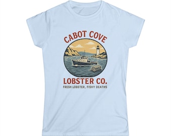 Cabot Cove Lobster Tee: Coastalcore Nautical Womens Shirt