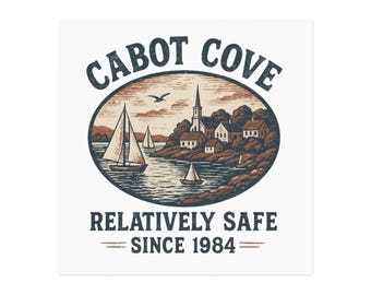 Nautical Square Magnet: Coastal Decor, Gift for Sailors