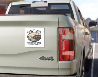 Cabot Cove Relatively Safe Car Magnet
