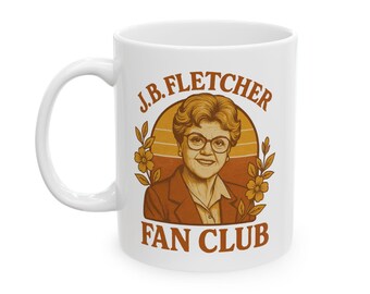Fan Club Ceramic Mug | 11oz & 15oz, Gift for Farmers, Rustic Home Décor, Coffee Lovers, Farmhouse Kitchen