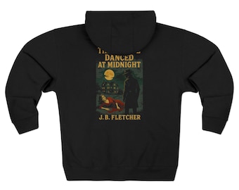 Mystery Novel Zip Hoodie: Literary Design, Book Lover Gift