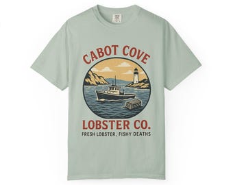 Cabot Cove Lobster Co. Unisex T-shirt | Nautical Graphic Tee, Coastal Style Apparel, Fishing Gift, Summer Wardrobe Must-Have