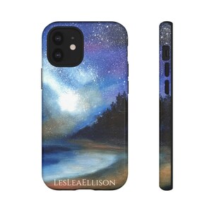 Phone Case Galaxy iPhone Case Tough Cases Samsung Phone Case Starry Night Stars Twinkle Original Artwork By LesLea Ellison image 9