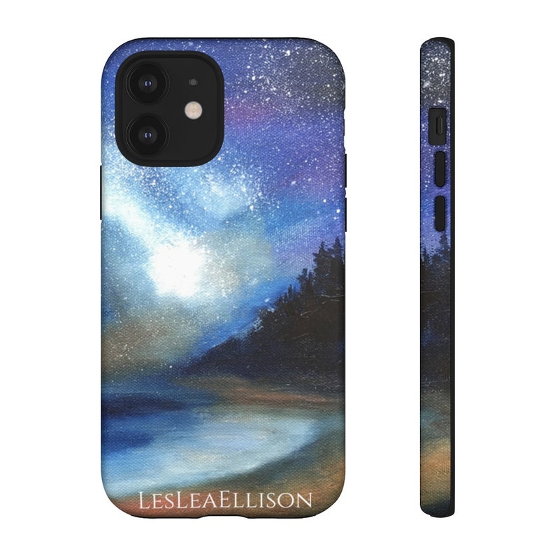 Phone Case Galaxy iPhone Case Tough Cases Samsung Phone Case Starry Night Stars Twinkle Original Artwork By LesLea Ellison image 8