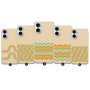 Retro Lines Simplistic Phone Case | iPhone | Samsung | Google Pixel