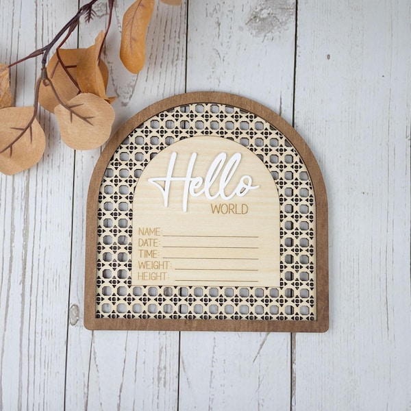 Wooden Baby Milestone Sign – Design Monthly Photo Prop, Newborn Photography Accessory, Baby Nursery Room Decor