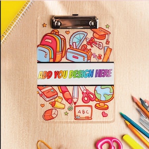 Personalized Teacher Clipboard – Custom Clipboard for Classroom, Back to School Gift, Cute School Supplies, Teacher Appreciation Gift