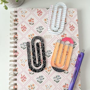 Personalized Teacher Jumbo Paperclip Bookmark - Custom Name, School Stationery Teacher Appreciation Gift, Back to School Gift
