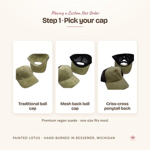 Painted Lotus guide: step 1, pick your cap style