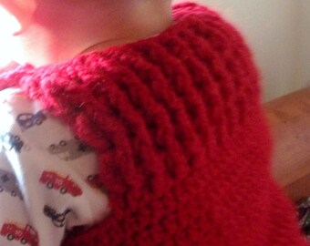 Crochet Baby Pattern , Rustic Vest , EASY , 12 - 18 months