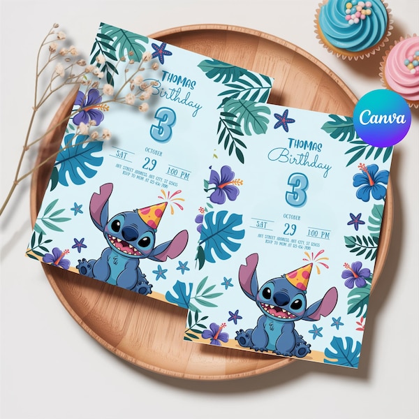 Modèle modifiable d'invitation de fête d'anniversaire de point, invitation d'anniversaire de dessin animé, invitation de partie de piscine d'anniversaire de point, Bday Evite de point