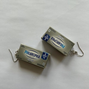 Philadelphia Cream Cheese Mini Brand Earrings