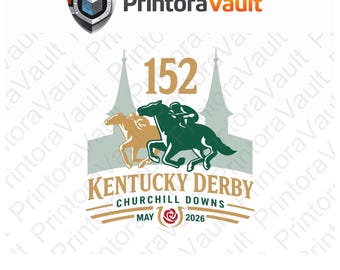 152e Kentucky Derby 2026 PNG SVG Pdf 34 (digitale download)