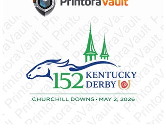 152e Kentucky Derby 2026 PNG SVG Pdf 8 (digitale download)