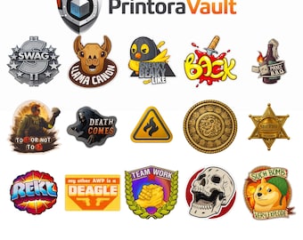 CS2 Stickercapsule 1 PNG SVG-BUNDEL (30 stuks) (digitale download)