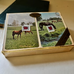 1970s Double Deck of Playing cards, unused, in sealed box, Congress brand.