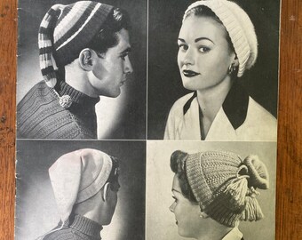 1950s Hat Knitting Pattern