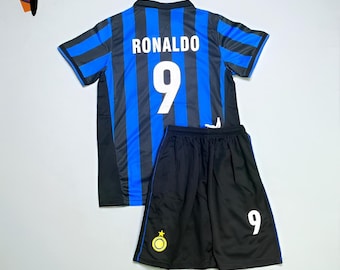 Camiseta infantil Ronaldo 9 - Inter de Milán 1998/1999 Icónico - Camiseta y pantalón corto