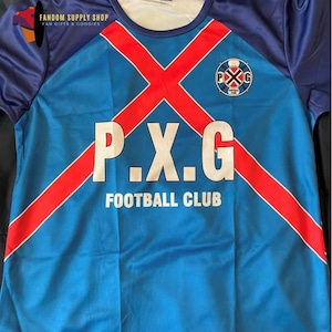 Blue Lock Anime Jersey - P.X.G Jersey Soccer - Rin Cosplay Shirt – Unisex Anime T-Shirt - 3D Summer Sportswear - PXG Shirt - Soccer Theme