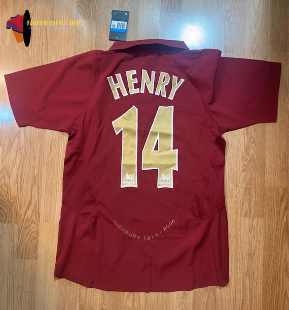 Vintage Thierry Henry 14 Jersey - 2005/2006 Soccer Fan Gift Shirt