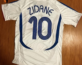 Camiseta vintage de Zidane 10 - Mundial 2006 - Regalo de fútbol - Camiseta icónica de Francia