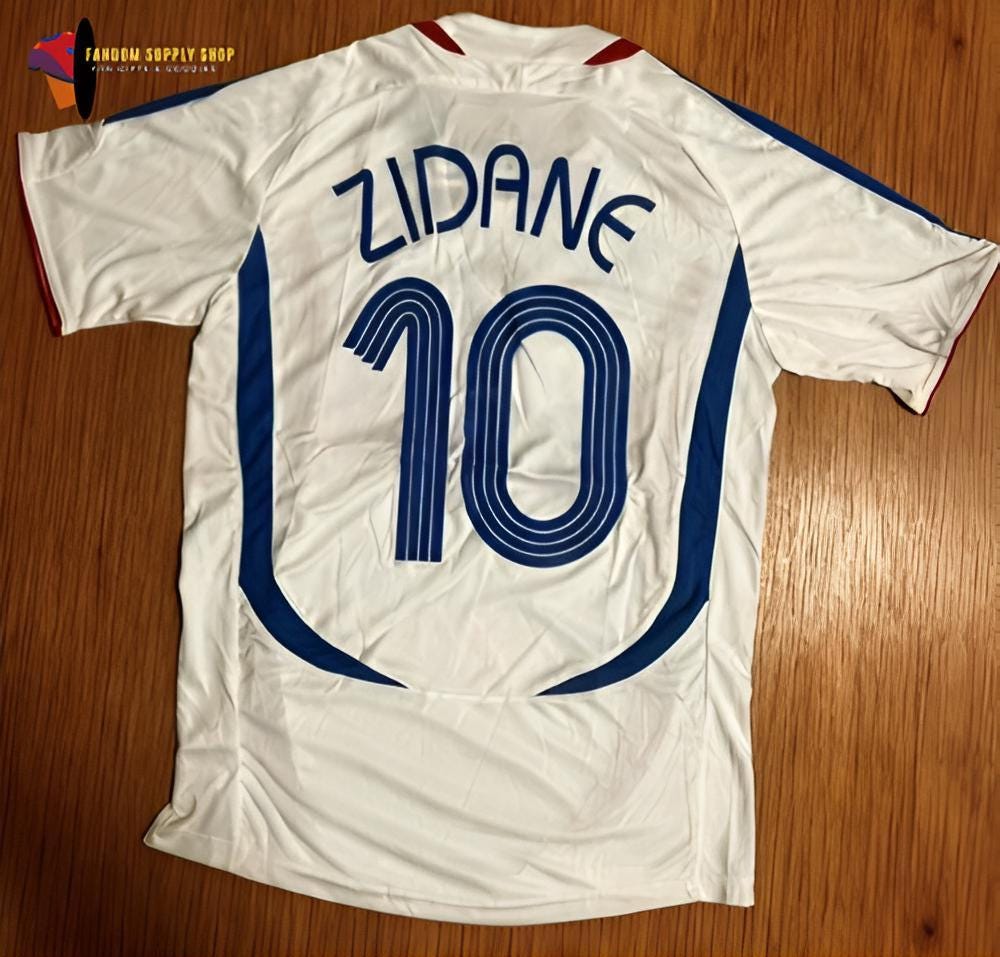 Vintage Zidane 10 Shirt - 2006 World Cup Jersey - Soccer Gift