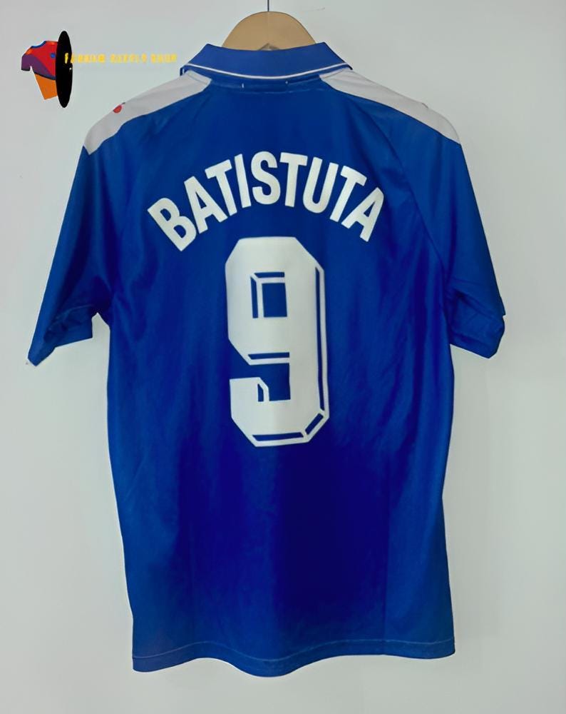 Vintage Batistuta 9 Jersey - 1998/1999 Soccer Fan Gift - Iconic