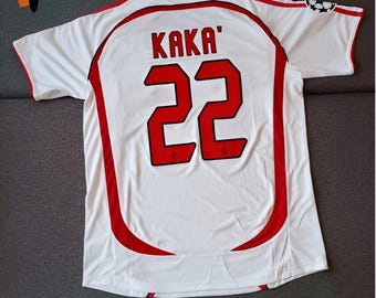 Camiseta vintage de Kaká 22 - AC Milan 2006 - Regalo para aficionados al fútbol - Camiseta icónica - Camiseta del Milan
