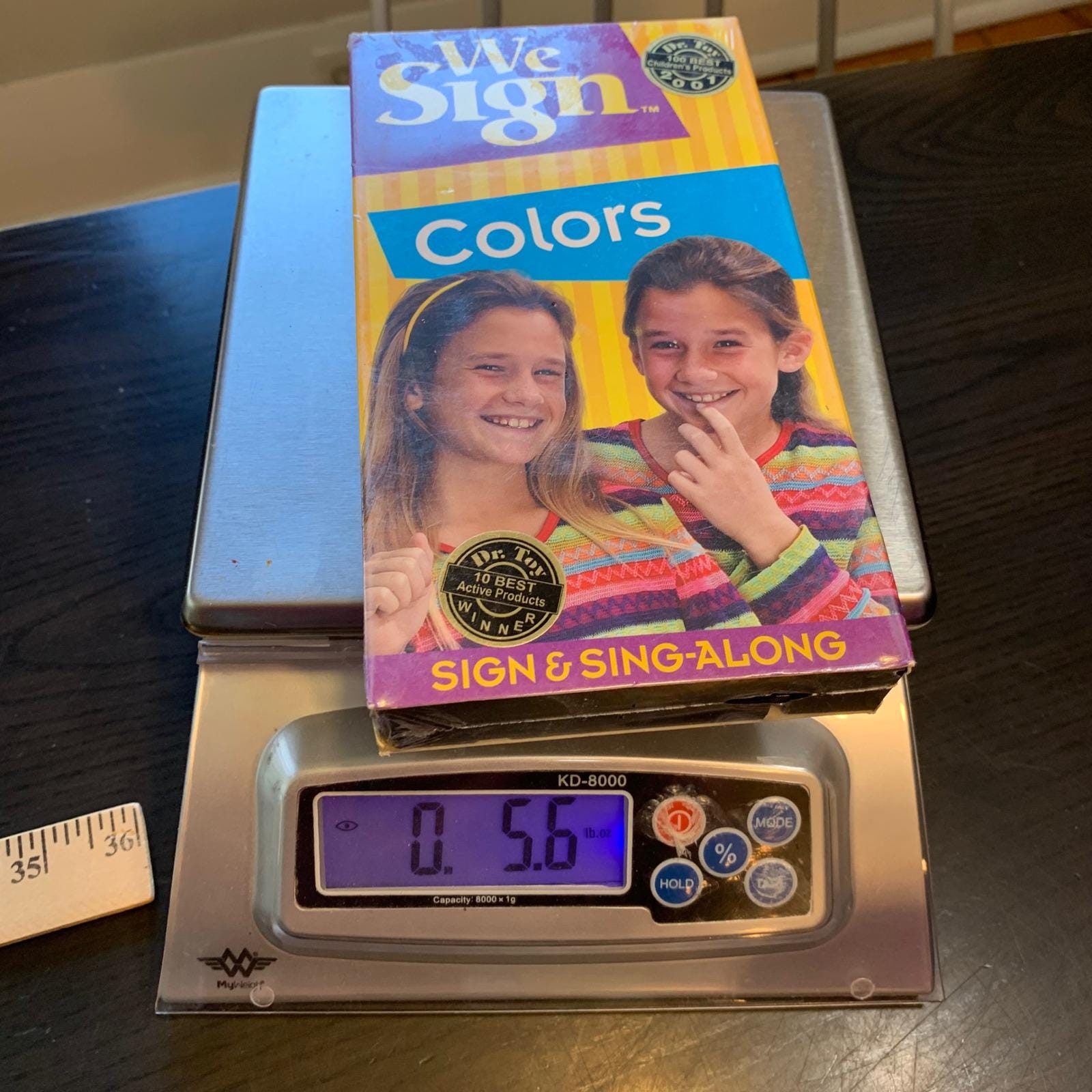 We Sign Color:red We Sign Colors Sign & Sing-along VHS ASL Educational Childrens Video ...