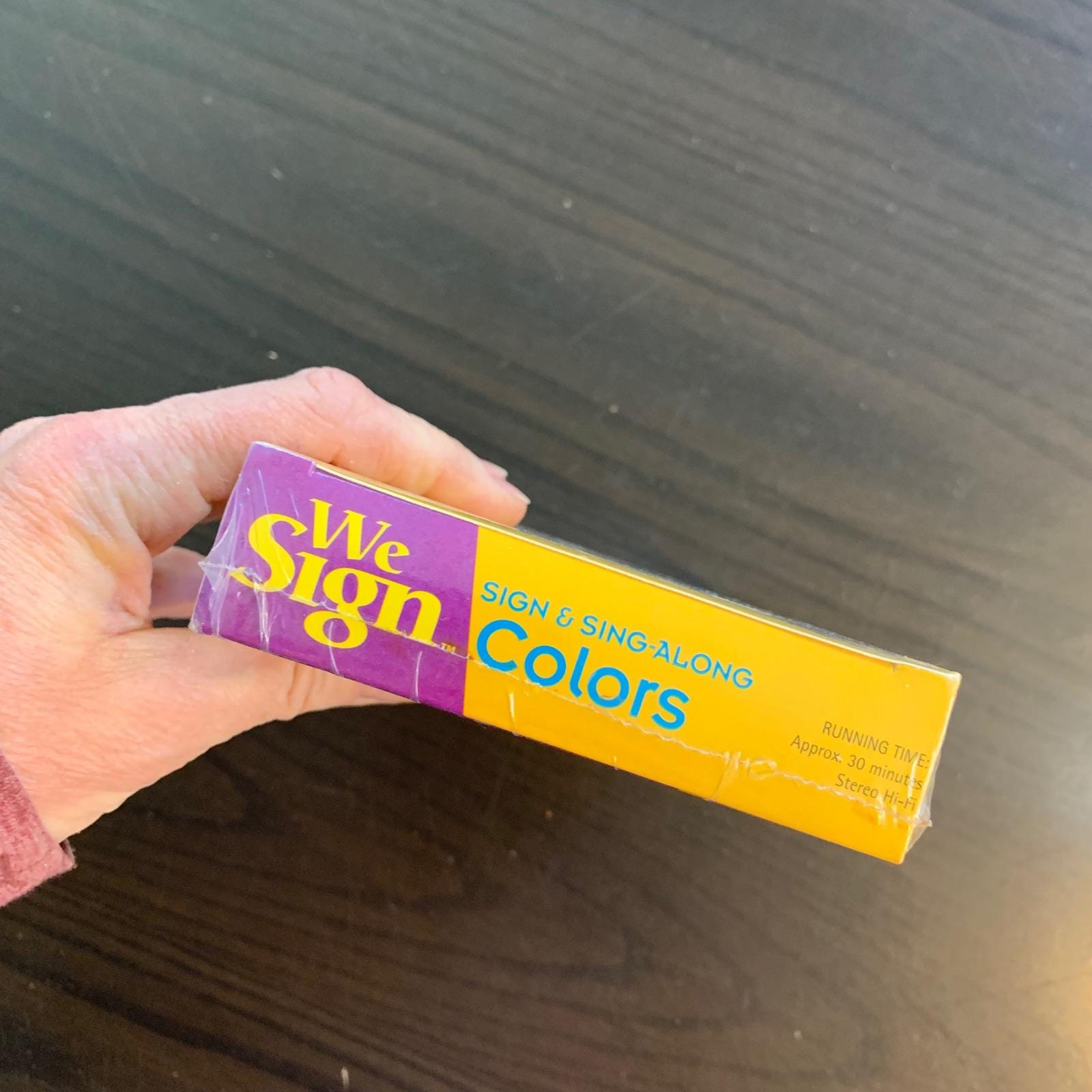 We Sign Colors Sign & Sing-along VHS ASL Educational Childrens Video ...