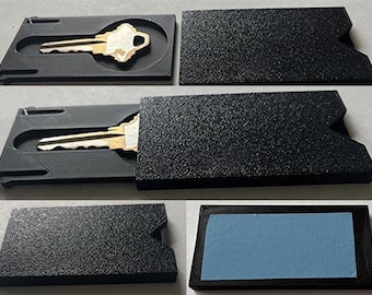 Secure Outdoor Key Box with Heavy-Duty Double-Sided Tape – No Drilling Required! 2 Pack