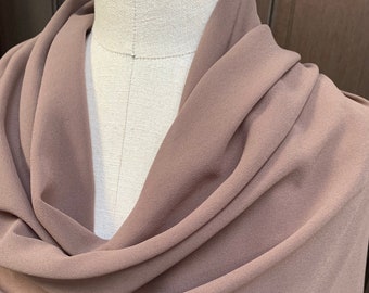 Mocha Shawl Wrap Scarf XL