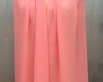 blush pink chiffon shawl