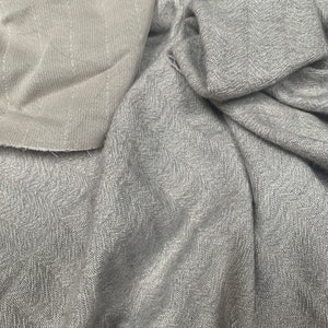 Cashmere Silk Fabric Gray