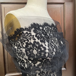 Black Tulle Sheer Wrap Shrug with Rhinestones