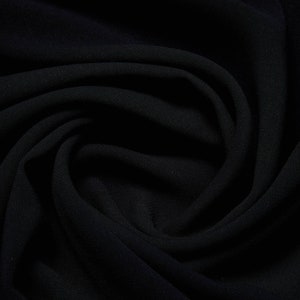 Black Silk Georgette DIY