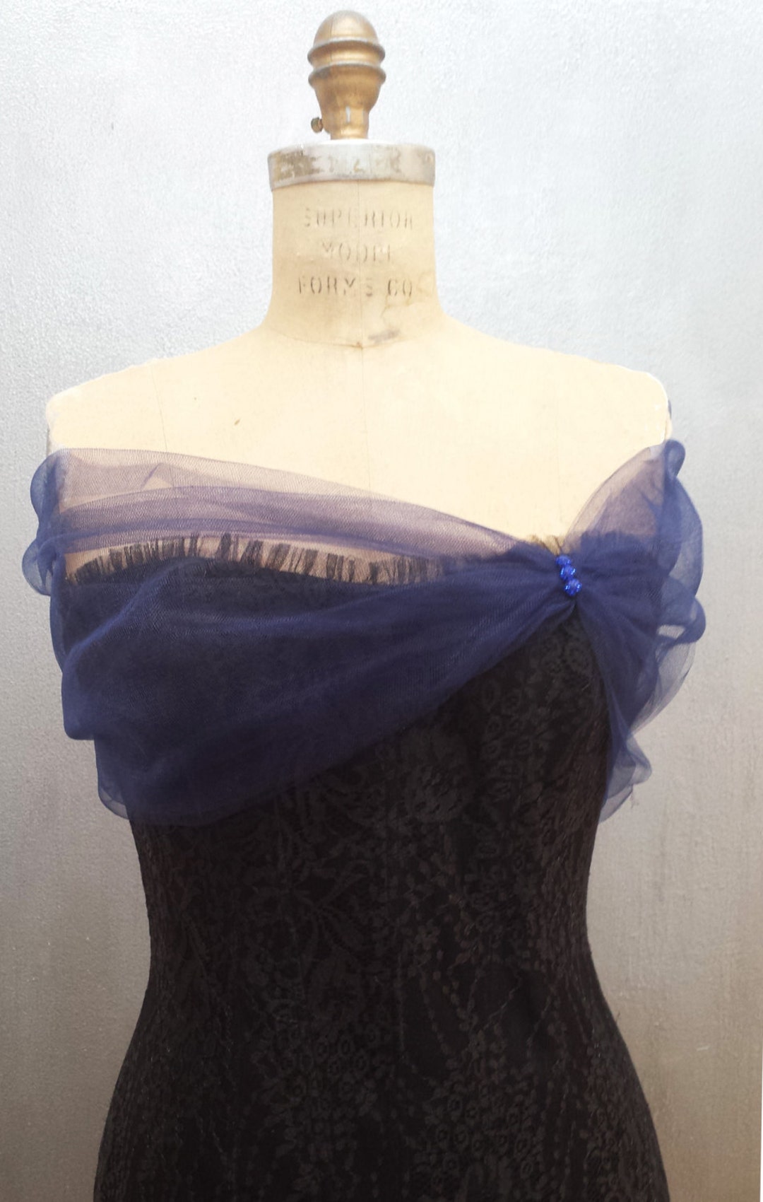 New Tag Blue Tassel Coverup Sheer - One Size