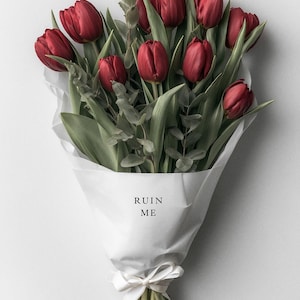 RUIN ME — Giclée Kunstdruck | Mutige Blumenwandkunst | Fine Art Print auf Archival Paper | Statement Poster | Zeitgenössische Wohnkultur