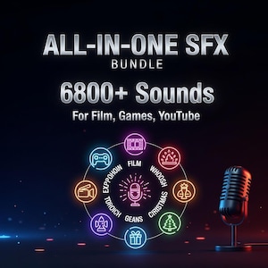 All-in-One Sound Effects Library 6800+ Royalty-Free Audio FX Digital Download