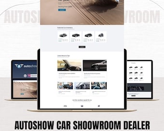 Kit de modèles Elementor pour concessionnaire automobile, thème WordPress pour salon de l'auto