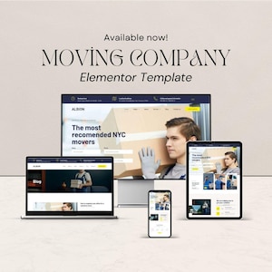 Moving Company Elementor Template Kit | Logistic & Transport Website | WordPress Template Design