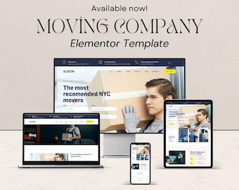 Moving Company Elementor Template Kit | Logistic & Transport Website | WordPress Template Design