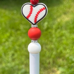 Sports beaded pen for writing, drawing and more!
