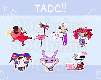 The Amazing Digital Circus [TADC] silly meme sticker pack // ft. Ragatha, Gangle, Zooble, Pomni, Jax, Kinger, and Caine!!